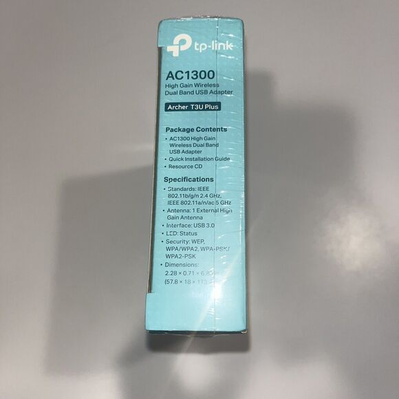 TP-LINK ARCHER T3U Plus AC1300 USB Wi-Fi ANTENNA NEW SEALED - Picture 3 of 4